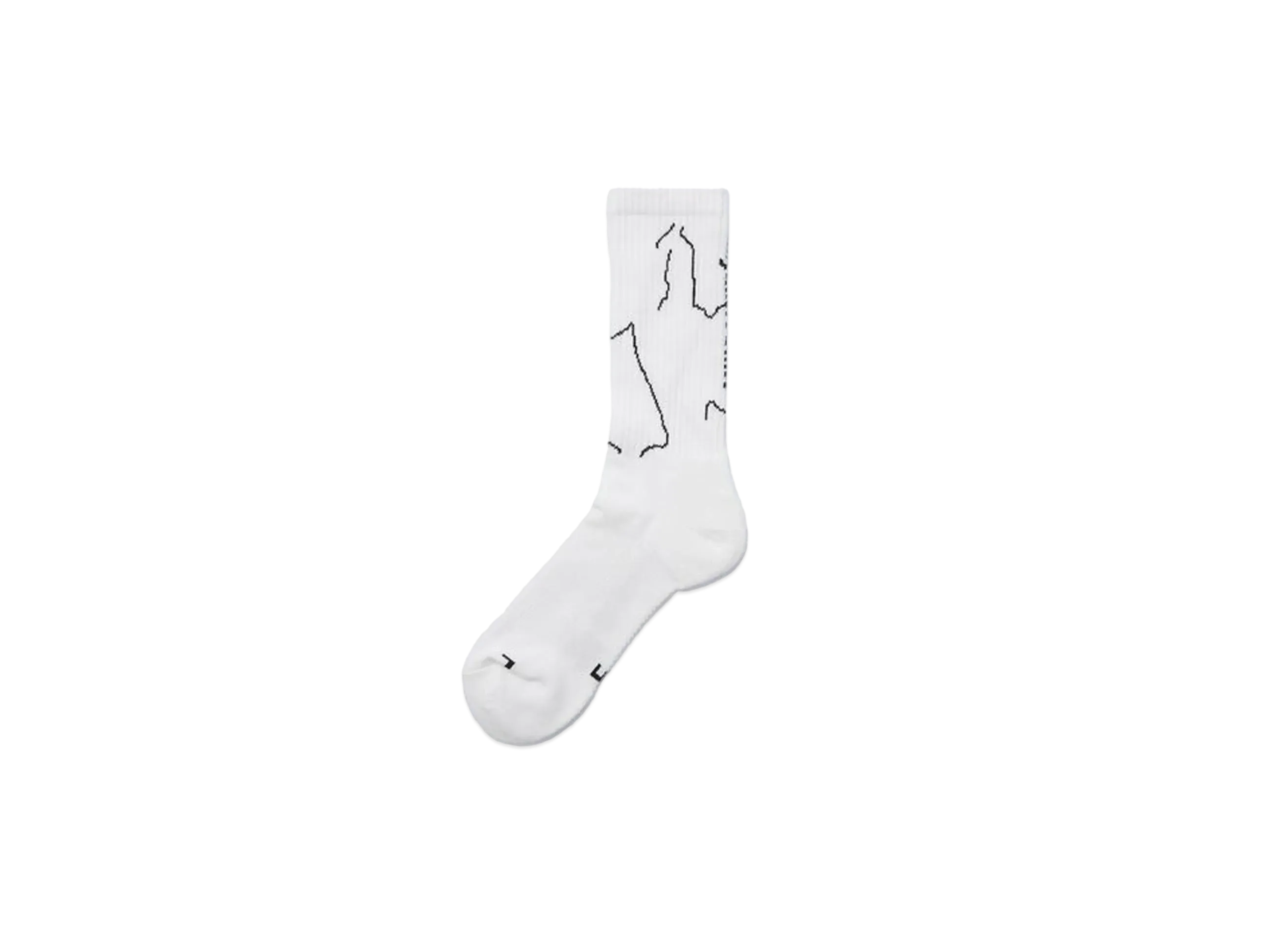 Goldwin x Same Paper Anywhere Office Socks (Unisex) "White"