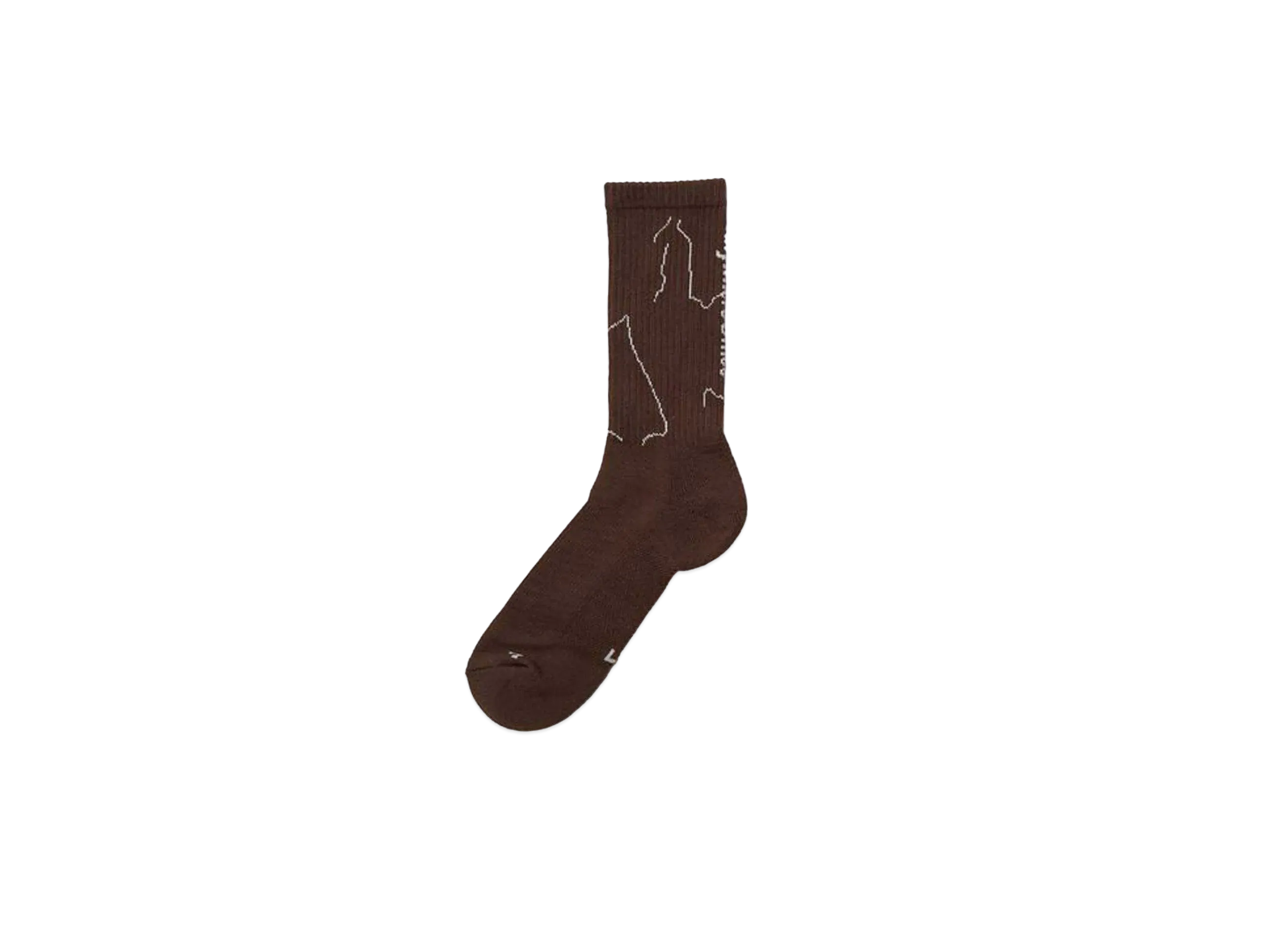 Goldwin x Same Paper Anywhere Office Socks (Unisex) "Brown"