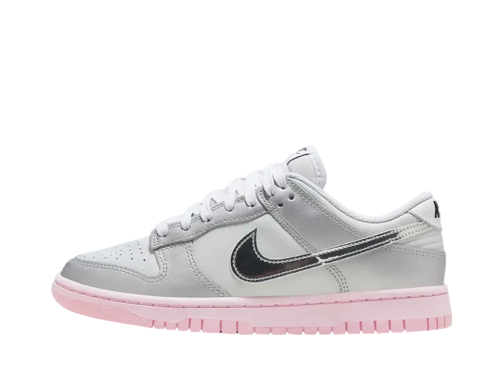 Nike Women's Dunk Low LX "Metallic Silver/Pink Foam"