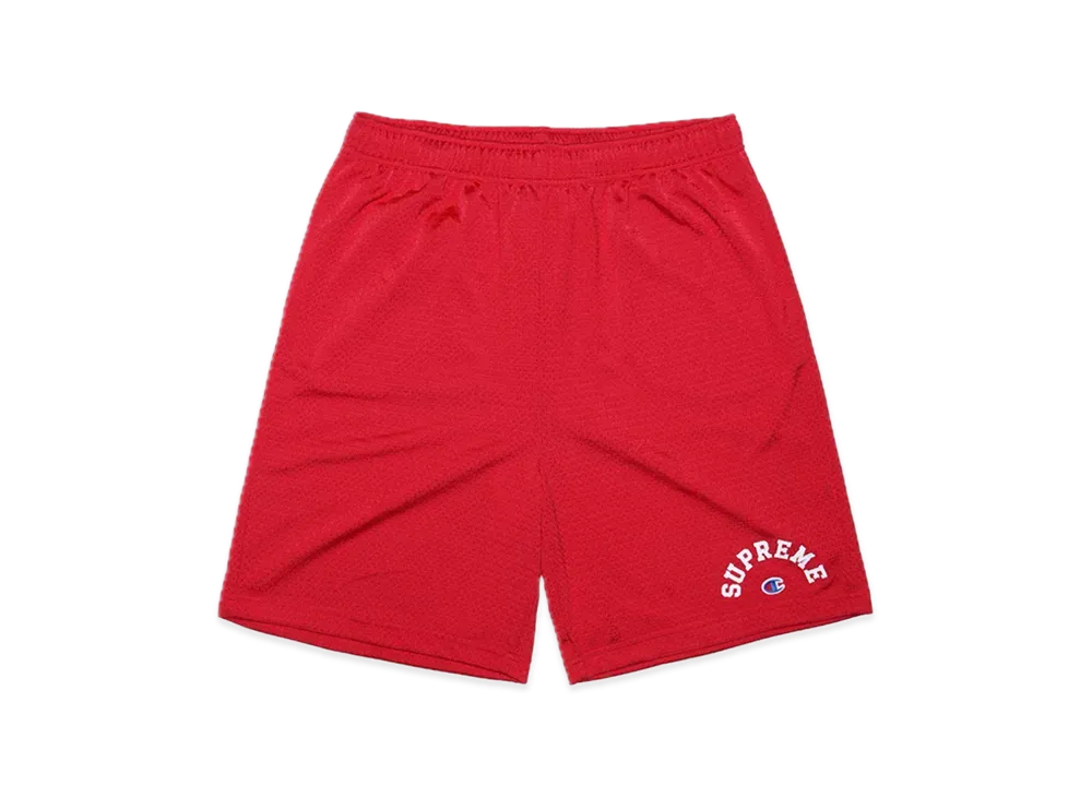 Supreme x Champion Mesh Short "Red"