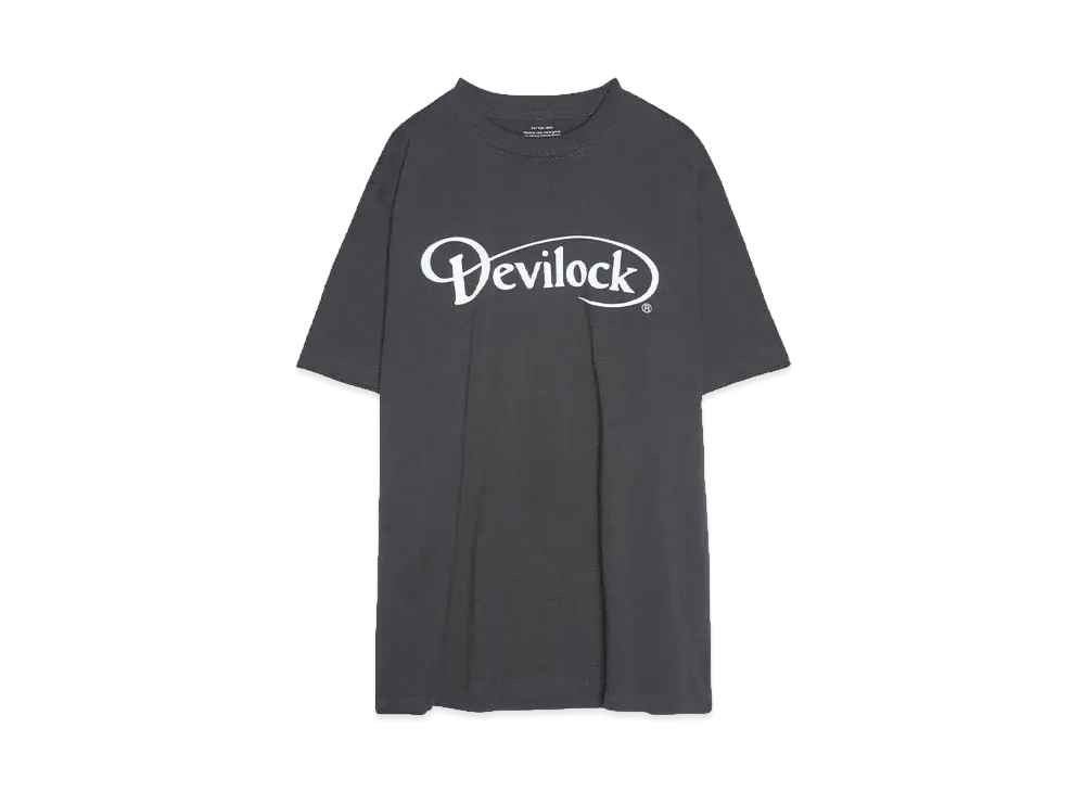 DEVILOCK DAIMLER VECTOR LOGO TEE "SMOKE BLACK"