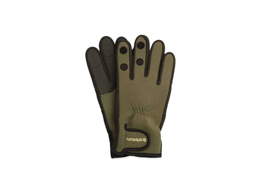 Barbour Neoprene Gloves "Green"
