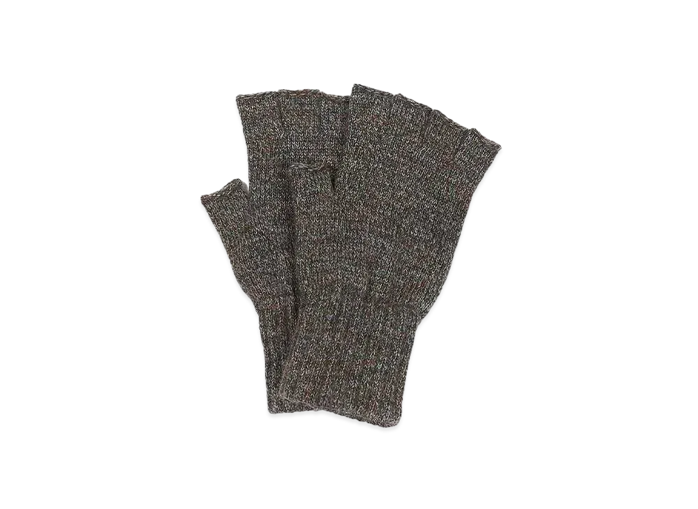 Barbour Lambswool Fingerless Gloves "Olive"