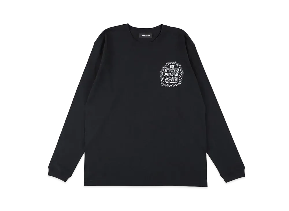 WIND AND SEA x Hiroki Niimi Art Print L/S Tee "Black"