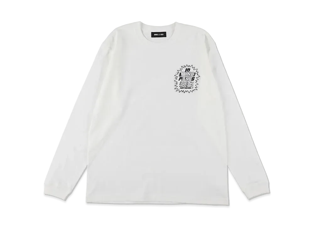 WIND AND SEA x Hiroki Niimi Art Print L/S Tee "White"