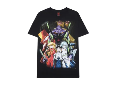 Geeks Rule 15 Silkscreen Printing x Neon Genesis Evangelion T-Shirt Vol.03 "Black"