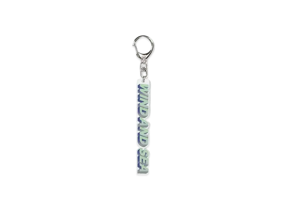 WIND AND SEA Box Logo Key Holder "Green/Navy"