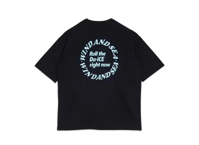 Da-iCE x WIND AND SEA Wide Tee "Black"