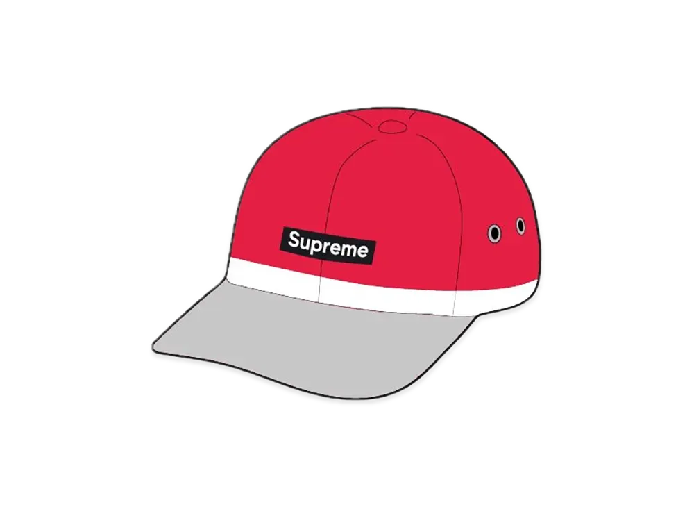 Supreme Crown Band Nylon 6-Panel "Red"