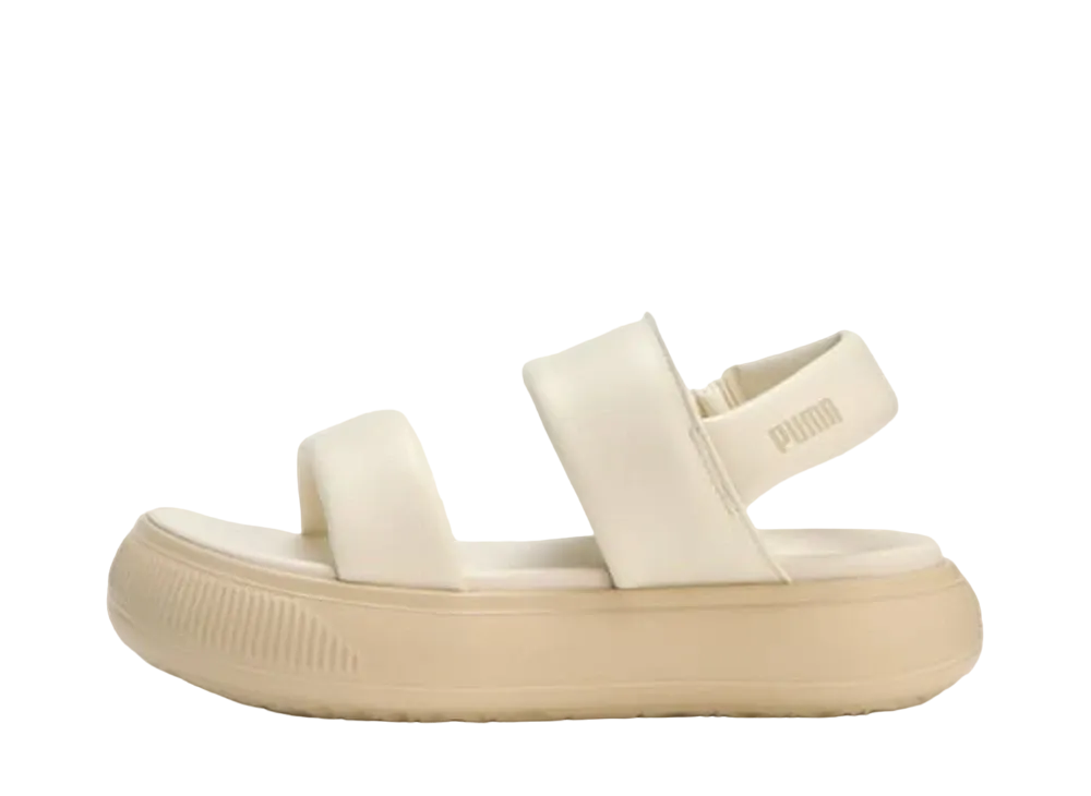 Puma Women's Mayu Puffy Slide "Warm White/Sugared Almond/Putty"