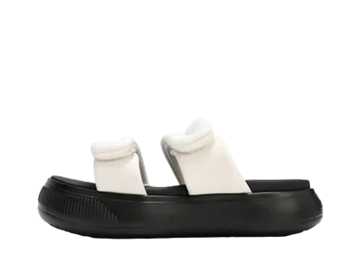 Puma Women's Mayu Puffy Slide Sandal "Sedate Gray/Puma Aged Silver"