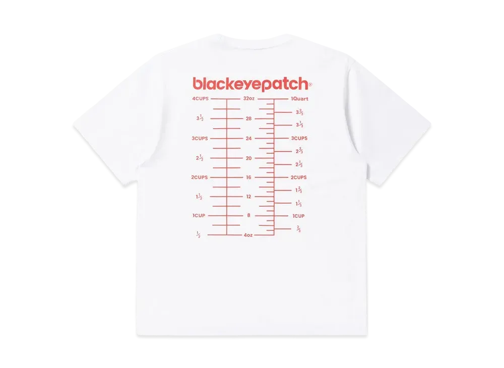 BlackEyePatch Glassware Logo Pocket Tee "White"