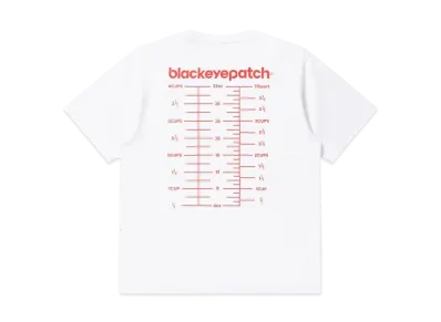 BlackEyePatch Glassware Logo Pocket Tee "White"