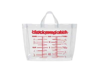BlackEyePatch Glassware Logo PVC Tote "Clear"
