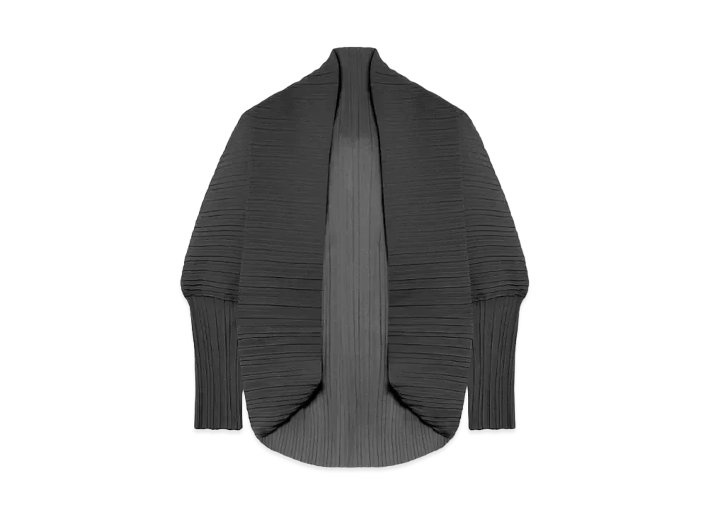 Max Mara Flocked Pleated Bolero "Black"