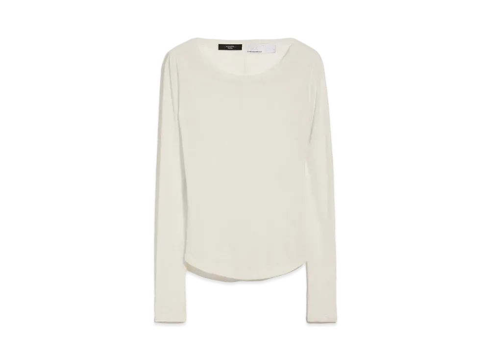 Max Mara Fabia Pure Cotton Jersey T-Shirt "Ivory"