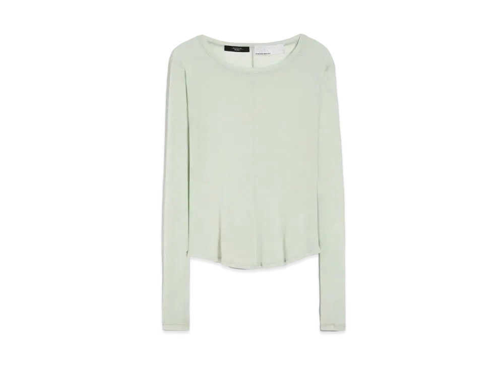 Max Mara Fabia Pure Cotton Jersey T-Shirt "Pastel Green"