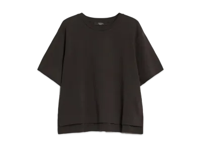 Max Mara MultiD Pure Cotton Jersey T-Shirt "Black"