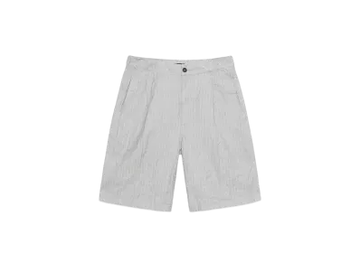 Stussy Volume Pleated Short Wrinkled Stripe "Grey"