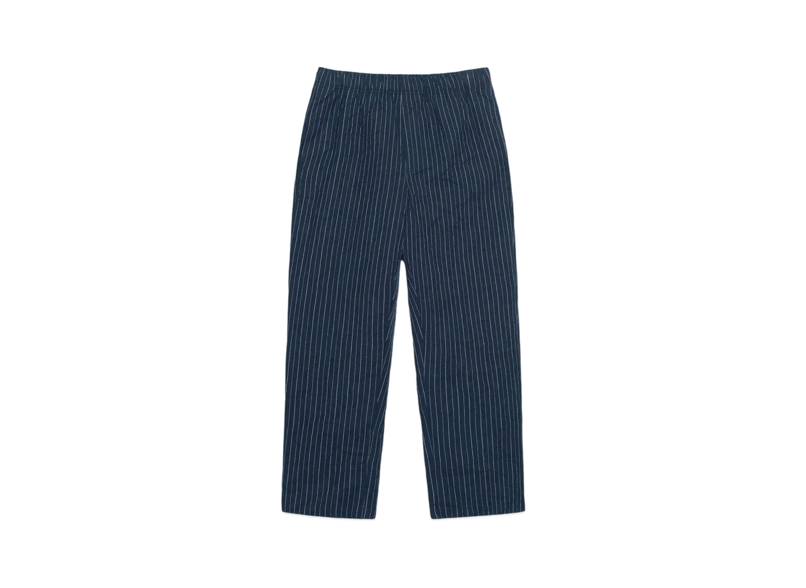 Stussy Beach Pant Wrinkled Stripe "Navy"