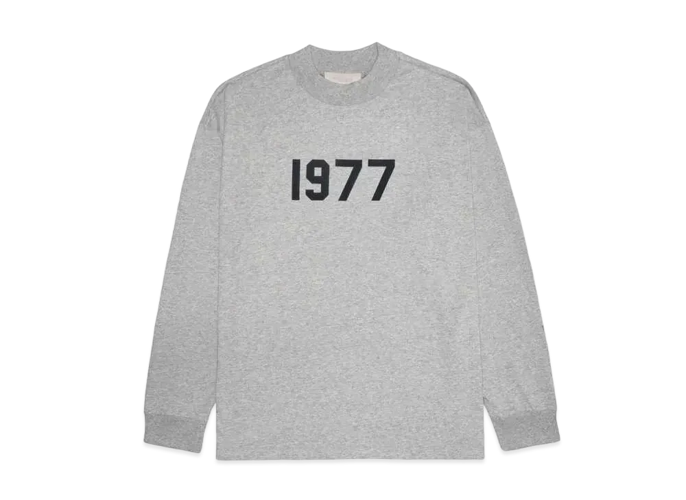 FEAR OF GOD ESSENTIALS 1977 L/S T-SHIRT "Dark Oatmeal"