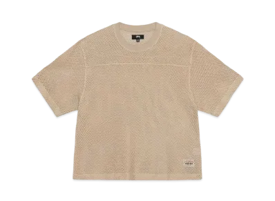 Stussy Mesh Jersey Crew "Natural"