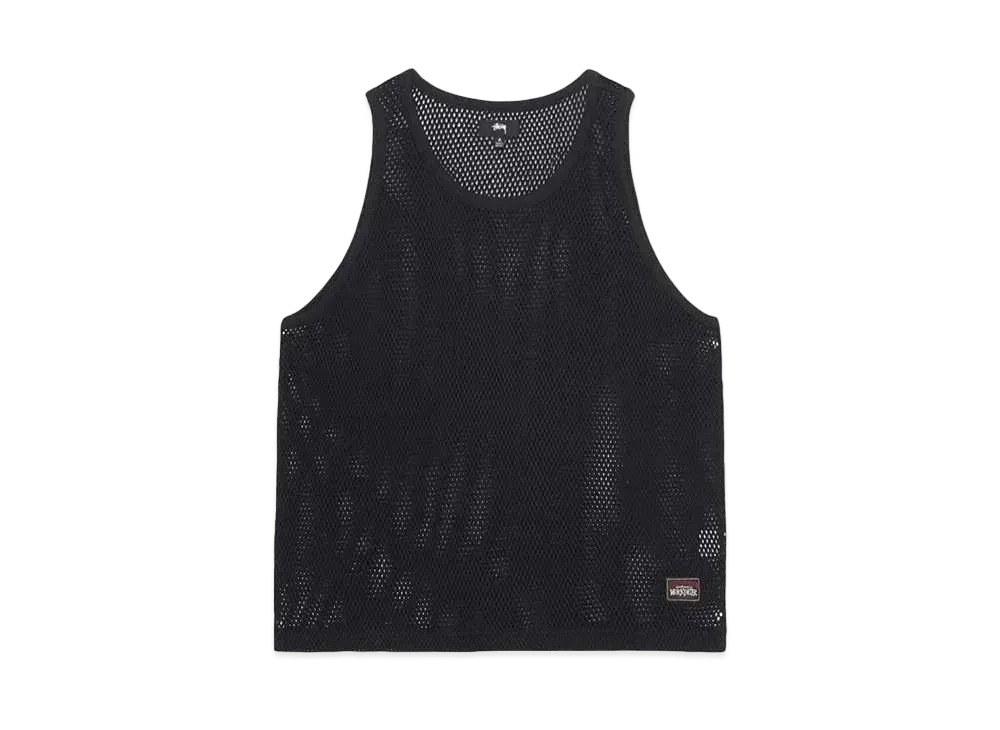 Stussy Big Mesh Tank "Black"
