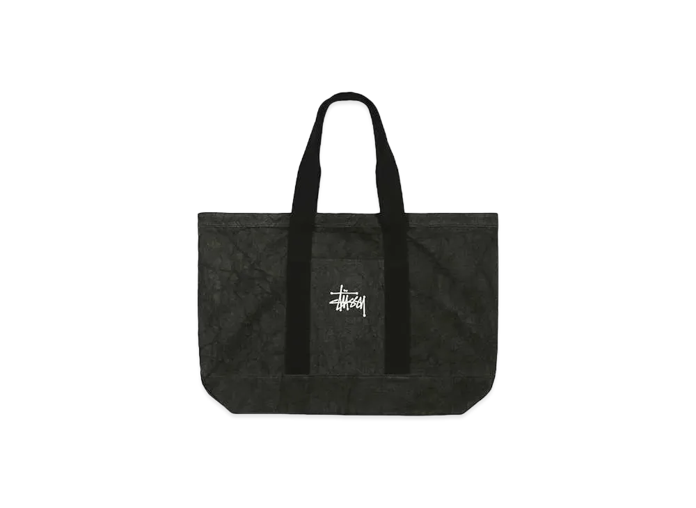 Stussy Ripstop Overlay Extra Large Tote Bag "Washed Black"