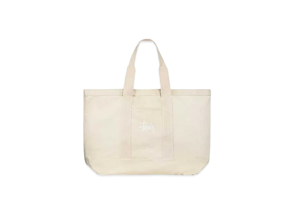 Stussy Ripstop Overlay Extra Large Tote Bag "Natural"