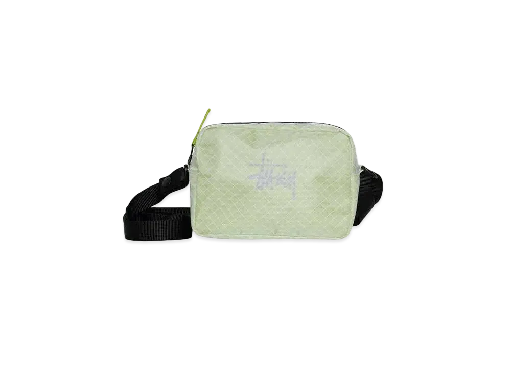 Stussy Ripstop Overlay Side Pouch "Lime"
