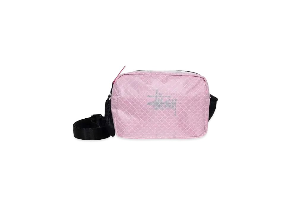 Stussy Ripstop Overlay Side Pouch "Hot Pink"
