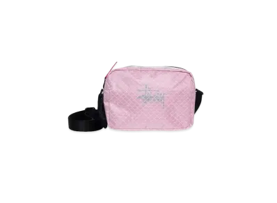 Stussy Ripstop Overlay Side Pouch "Hot Pink"
