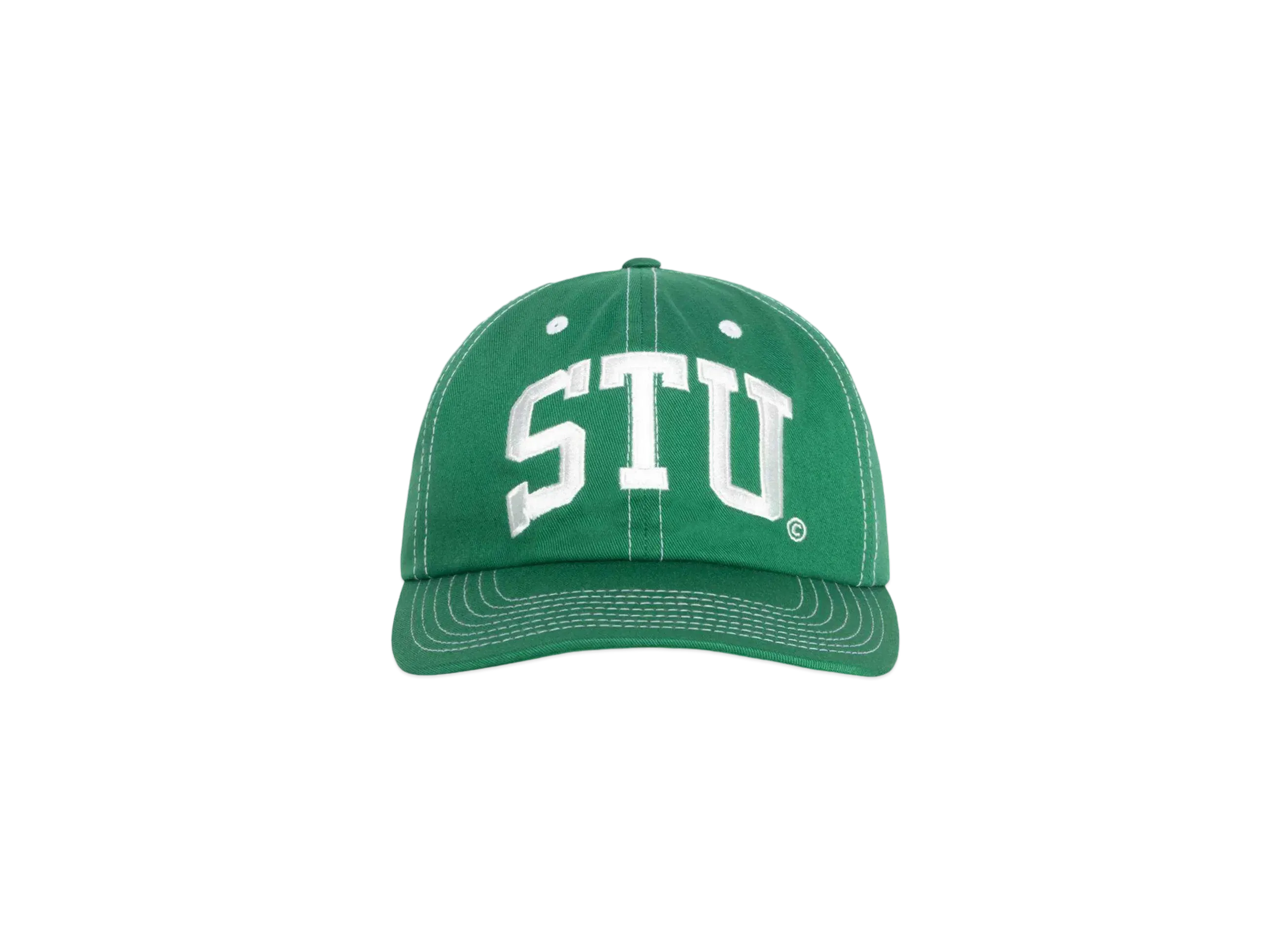 Stussy Mid-Depth STU Arch Strapback "Green"