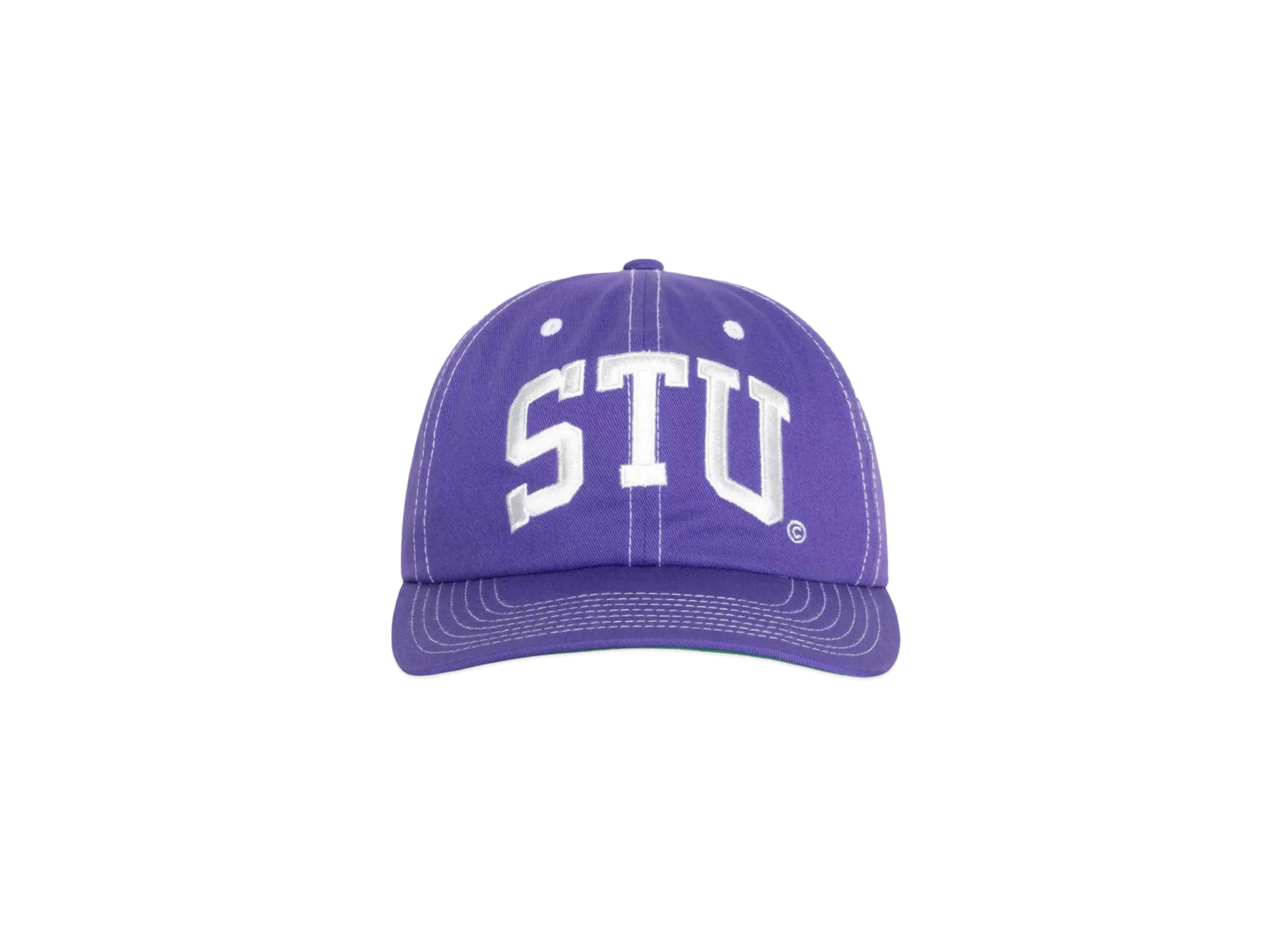 Stussy Mid-Depth STU Arch Strapback "Purple"