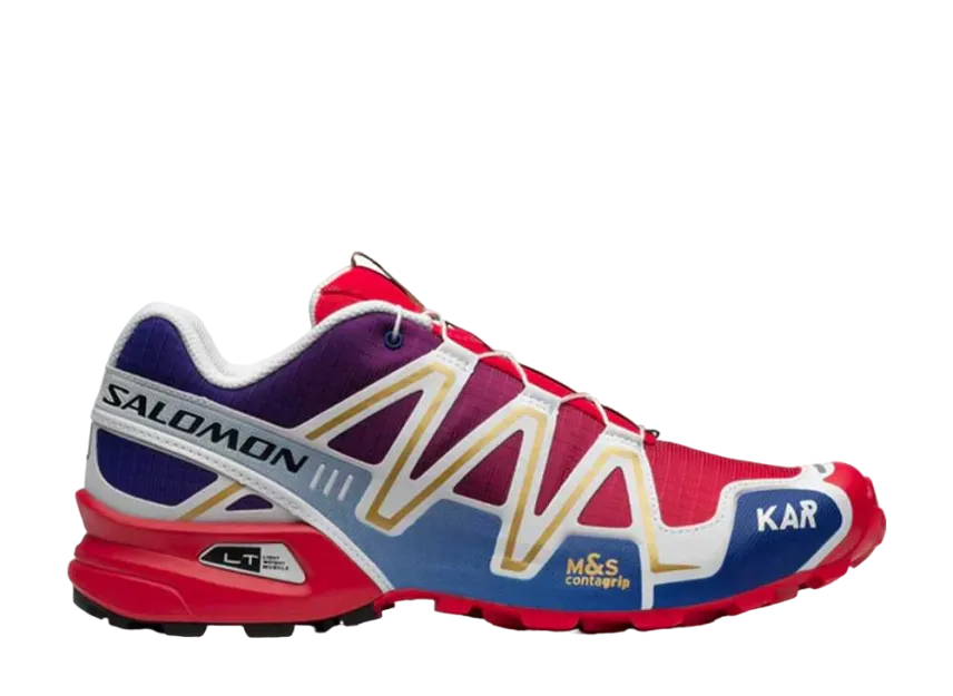 カー ラート ド ロートモービル × サロモン スピードクロス3 ポルシェ911 GT1-98 "ハイリスクレッド/ホワイト/サーフ ザ ウェブ"