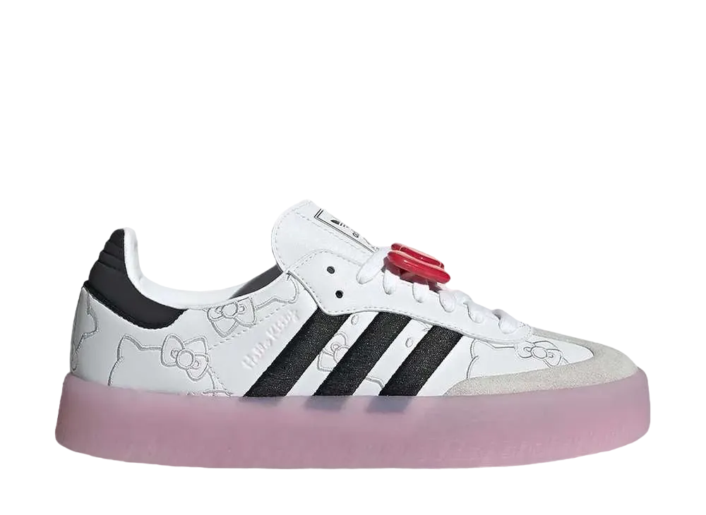 Hello Kitty × adidas Women's Sambae "Footwear White/Core Black/Clear Pink"