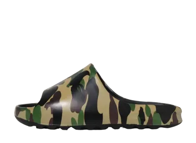 A BATHING APE®︎ 1ST CAMO SLIDE SANDALS "Yellow"