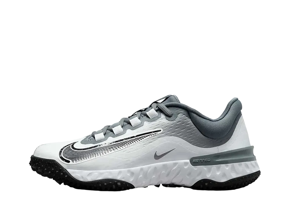 ナイキ ウィメンズ アルファ ハラチ エリート 4 ターフ "ライトスモークグレー/フォトンダスト/ブラック"