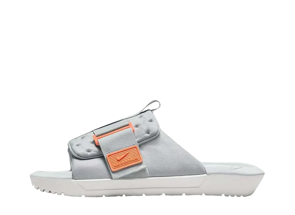 ナイキ ウィメンズ アスナ 3 ネクストネイチャー スライド "ライトスモークグレー/ピュアプラチナム/ライトボーン/ブライトマンダリン"