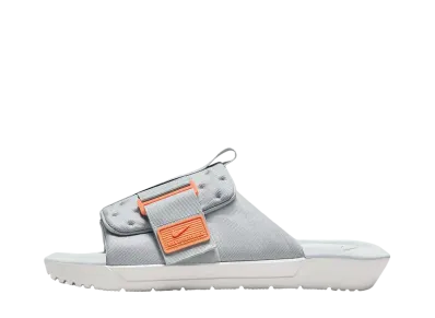 Nike Women's Asuna 3 Next Nature Slide "Light Smoke Grey/Pure Platinum/Light Bone/Bright Mandarin"