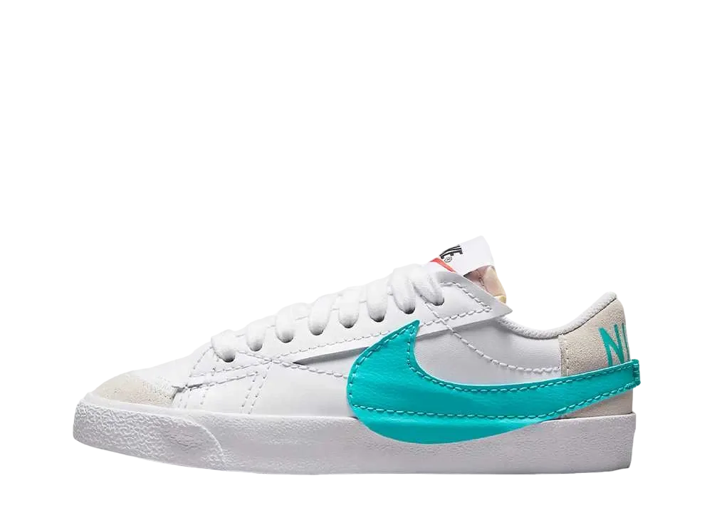 Nike Women's Blazer Low '77 Jumbo "White/Summit White/Team Orange/Dusty Cactus"