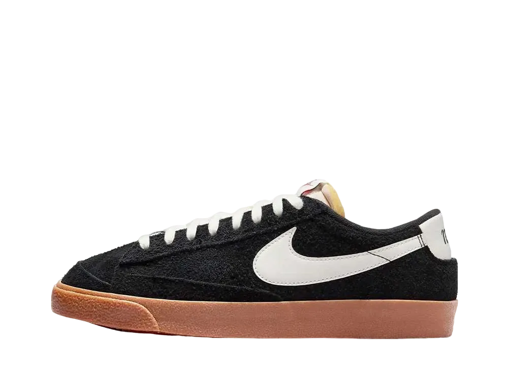 Nike Women's Blazer Low '77 Vintage "Black/Gum Medium Brown/Sail"