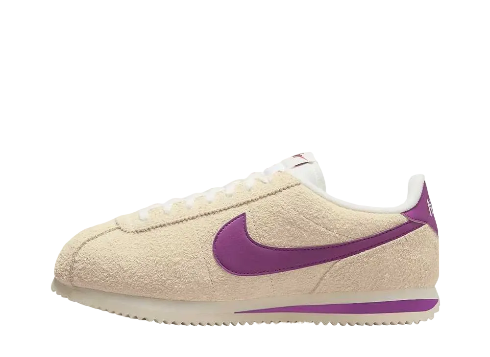 Nike Women's Cortez Vintage Suede "Muslin/Coconut Milk/Black/Viotech"