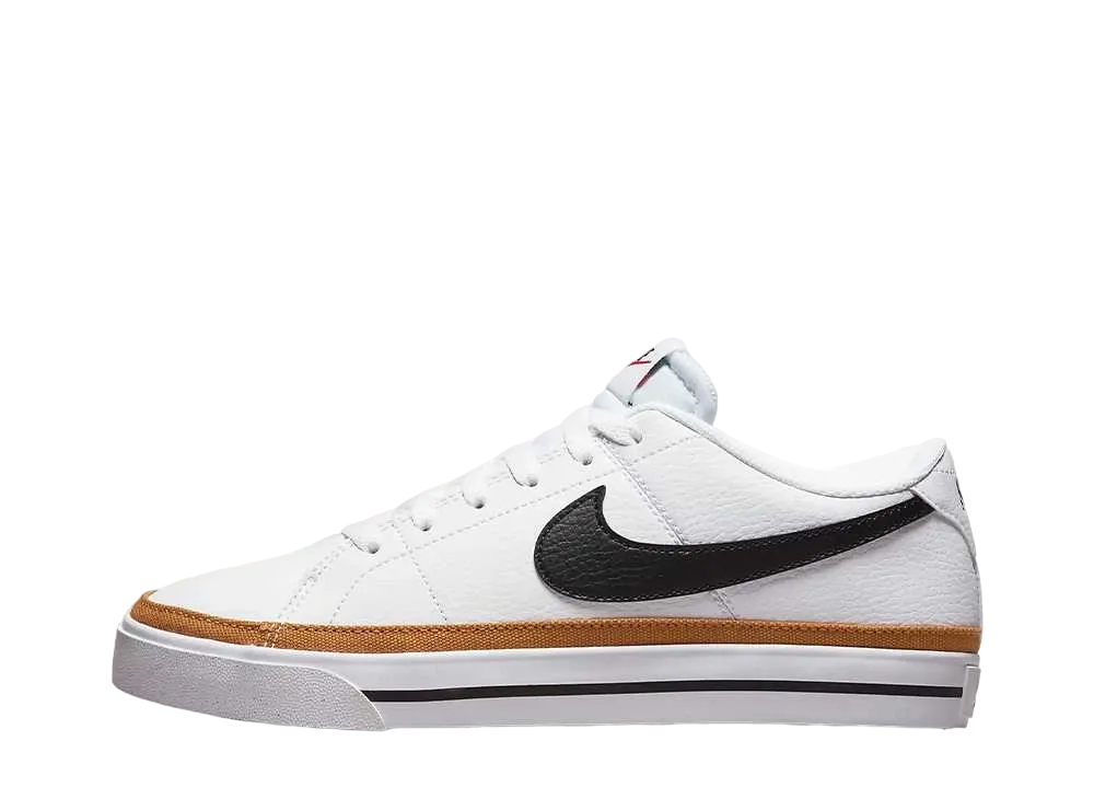 ナイキ ウィメンズ コート レガシー ネクストネイチャー "ホワイト/デザートオークル/チームオレンジ/ブラック"