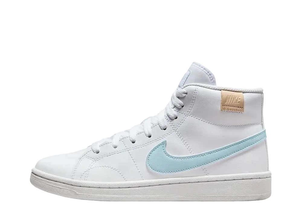 ナイキ ウィメンズ コート ロイヤル 2 ミッド "ホワイト/ブルーティント"
