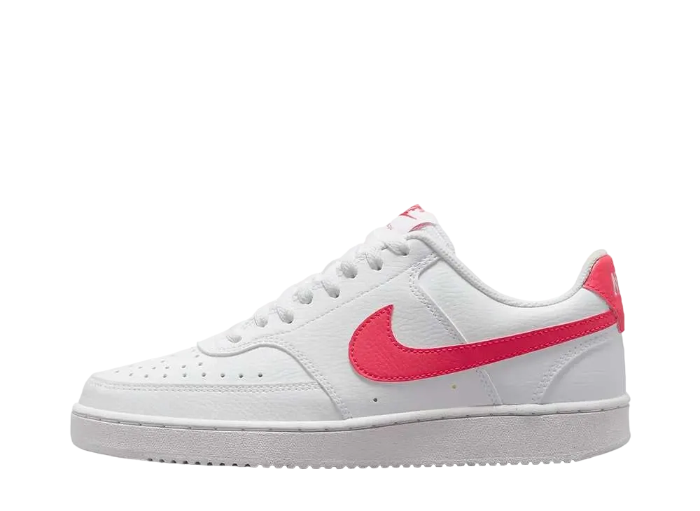 ナイキ ウィメンズ コート ビジョン ロー "ホワイト/ボルト/ブラック/シーコラル"