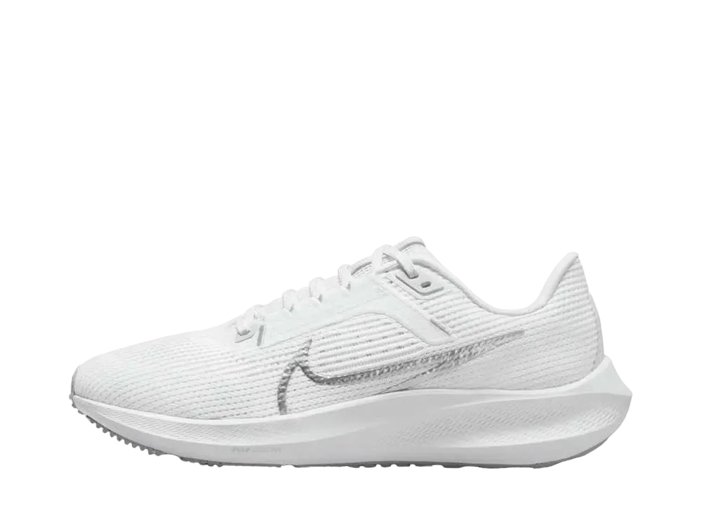 Nike Women's Air Zoom Pegasus 40 "White/Pure Platinum/Metallic Silver"