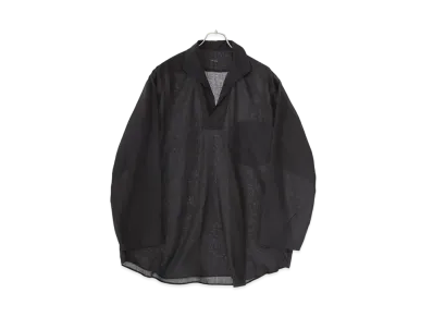 COMOLI KHADI Cotton Pajama "Black"