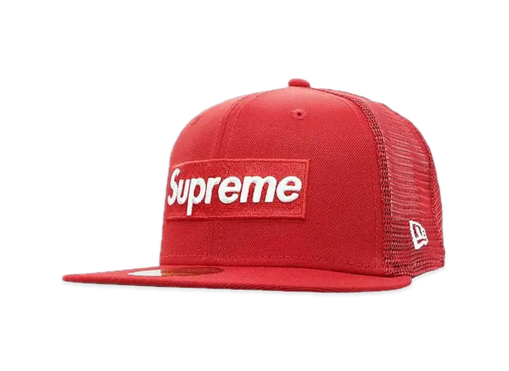 Supreme Box Logo Mesh Back New Era "Red" (24SS)