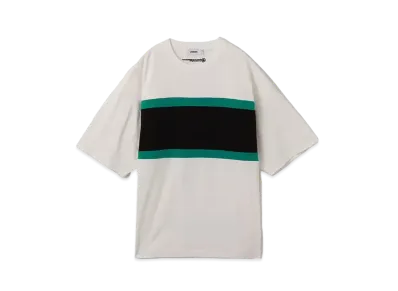 atmos Paneled Border T-shirt "White"